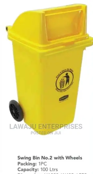 100 Litres Swing Bin With 2 Wheels