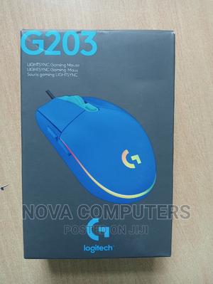 Logitech G203 LIGHTSYNC Gaming Mouse - BLUE - thumbnail 2