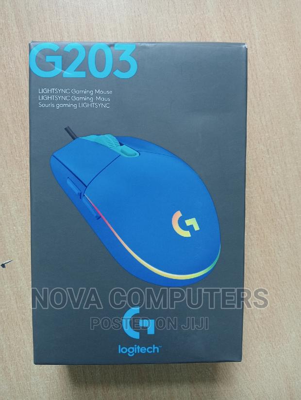 Logitech G203 LIGHTSYNC Gaming Mouse - BLUE - main view