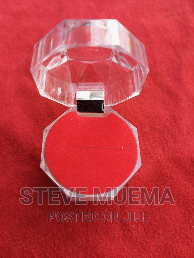Acrylic Crystal Ring Box. - main view