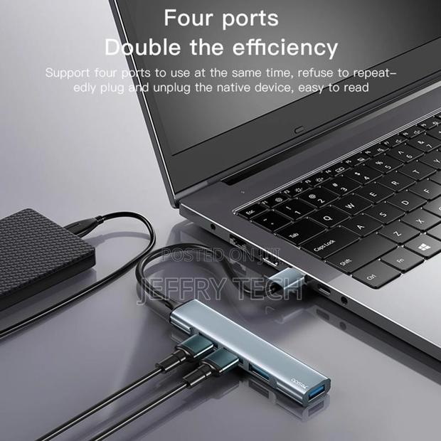 Yesido 4 in 1 Multifunctional USB Docking Station - HB18 - thumbnail 7
