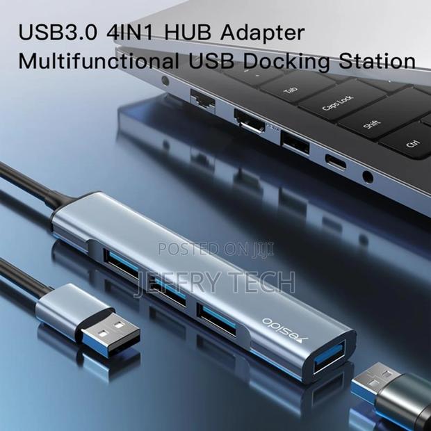 Yesido 4 in 1 Multifunctional USB Docking Station - HB18 - thumbnail 10