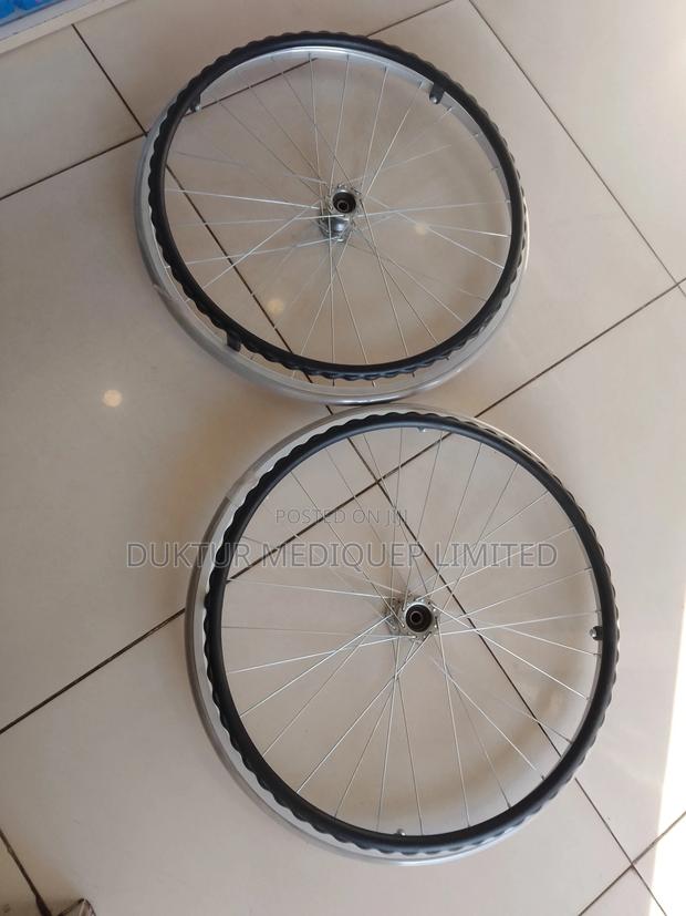 Wheelchair Replacement Wheel 1pc - thumbnail 2