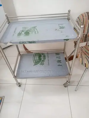 Locally Made Medicine Trolley 2 Shelves