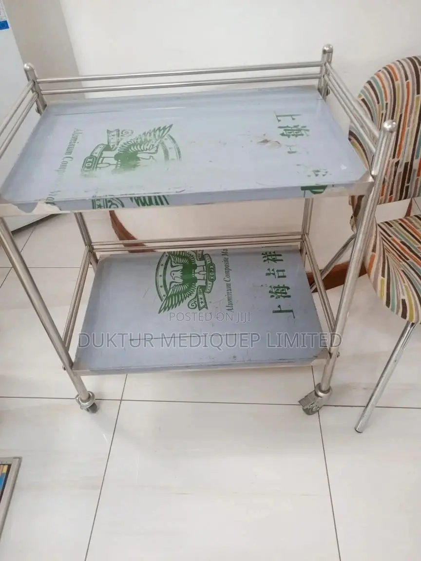 Locally Made Medicine Trolley 2 Shelves