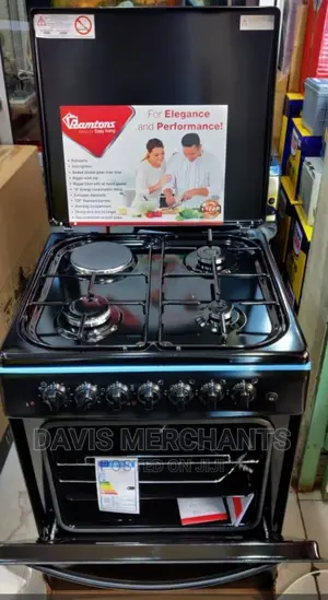 Ramtons 60cm×60cm Standing Cooker With 3 Gas, 1 Electric,