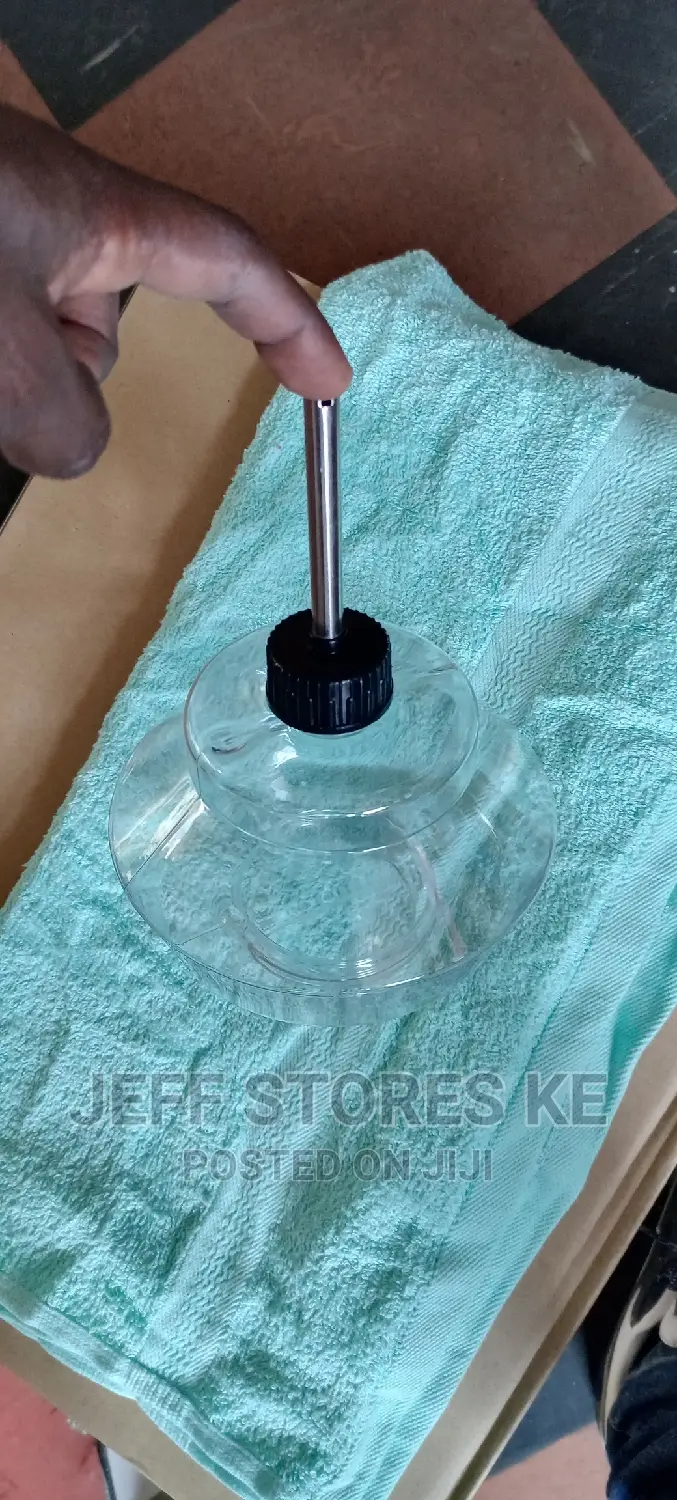 Hair Steamer Bottle With Rubber and Nozzle