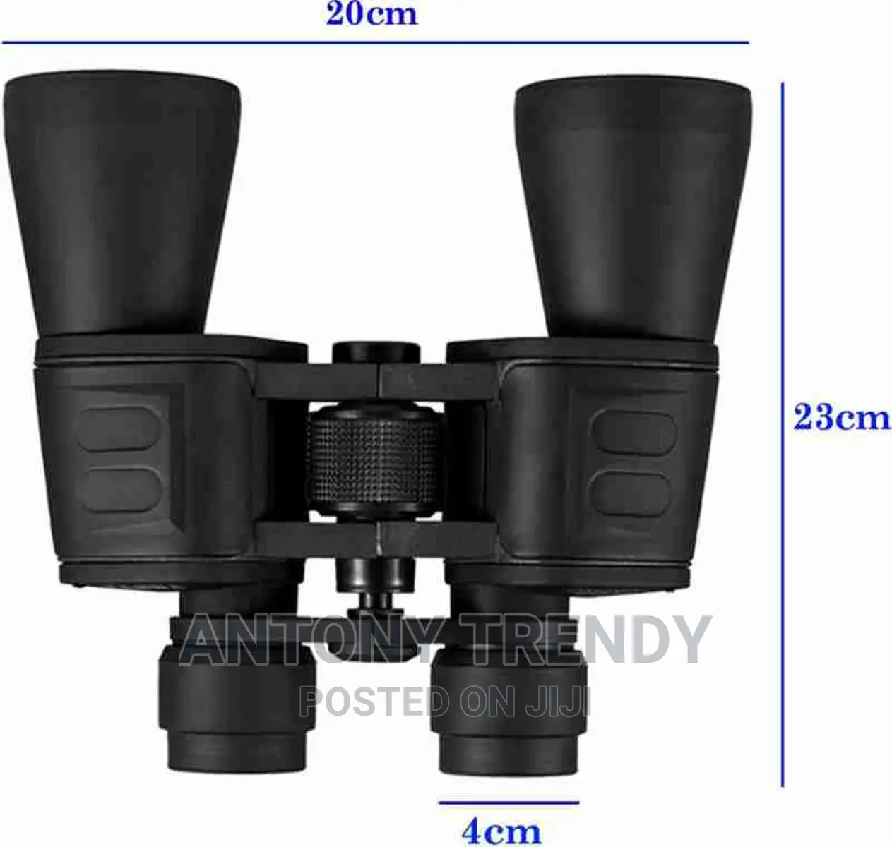 Bushnell 60×60 Binoculars Black Porro Prism With Case