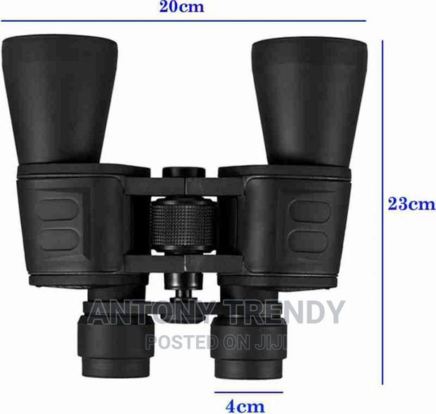 Bushnell 60×60 Binoculars Black Porro Prism With Case - main view