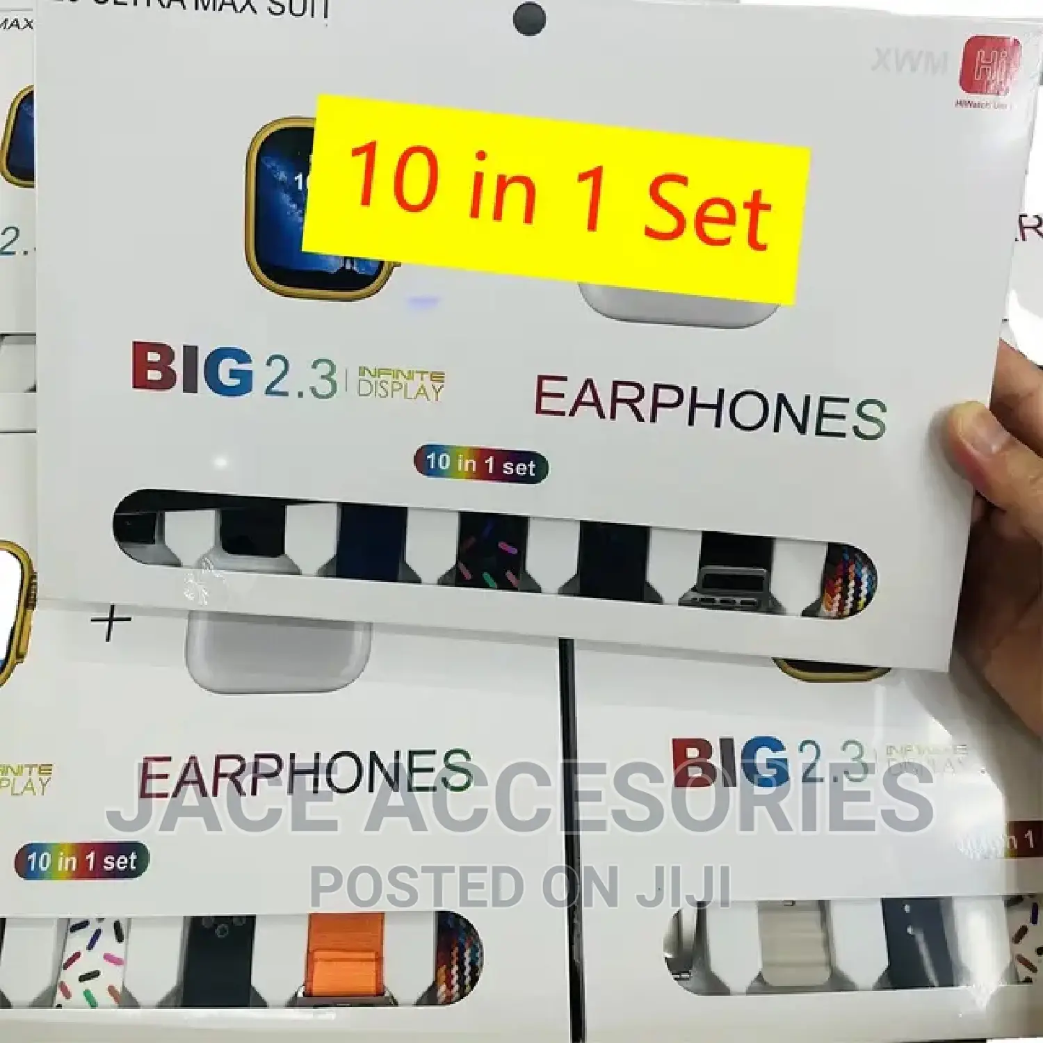 New I20 Smartwatch 10 in 1 Set