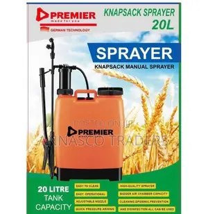 QUALITY Premier Manual Knapsack Sprayer 20ltrs