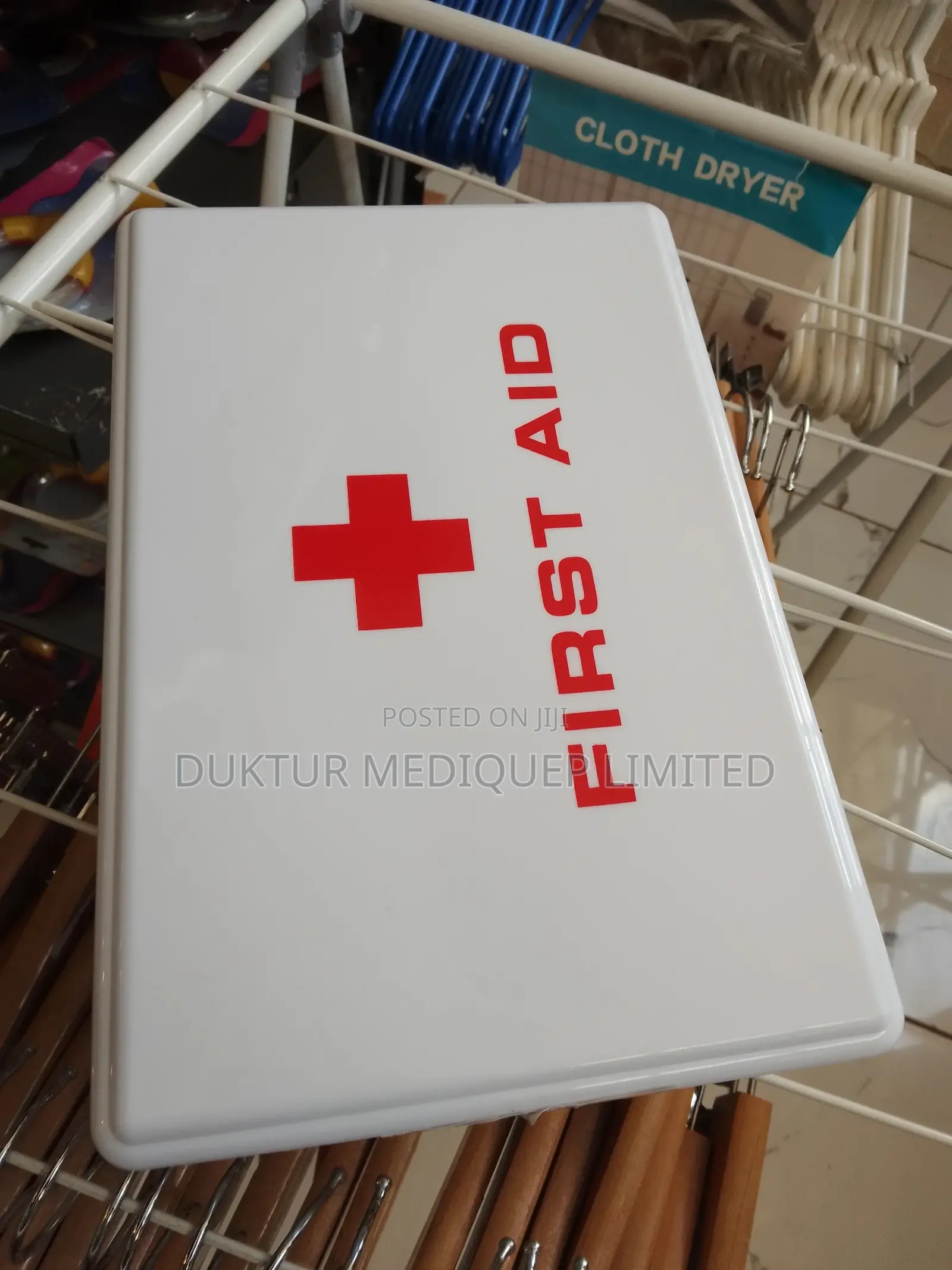 White Fast Aid Kit