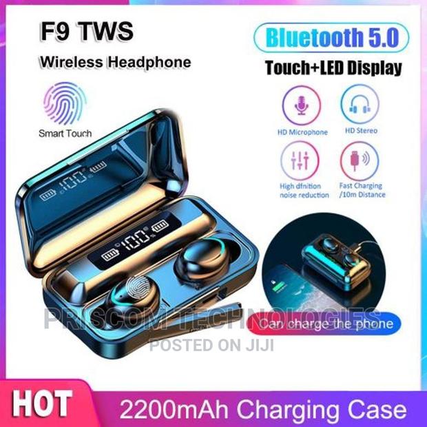 TWS F9 Bluetooth Wireless Earphones Waterproof Powerbank