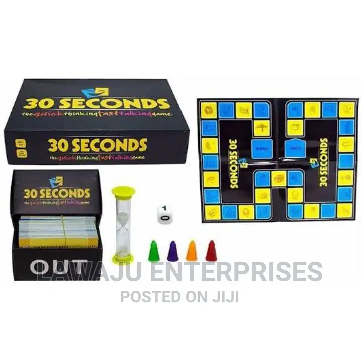 30 Seconds Quick Thinking Fast Talking Game