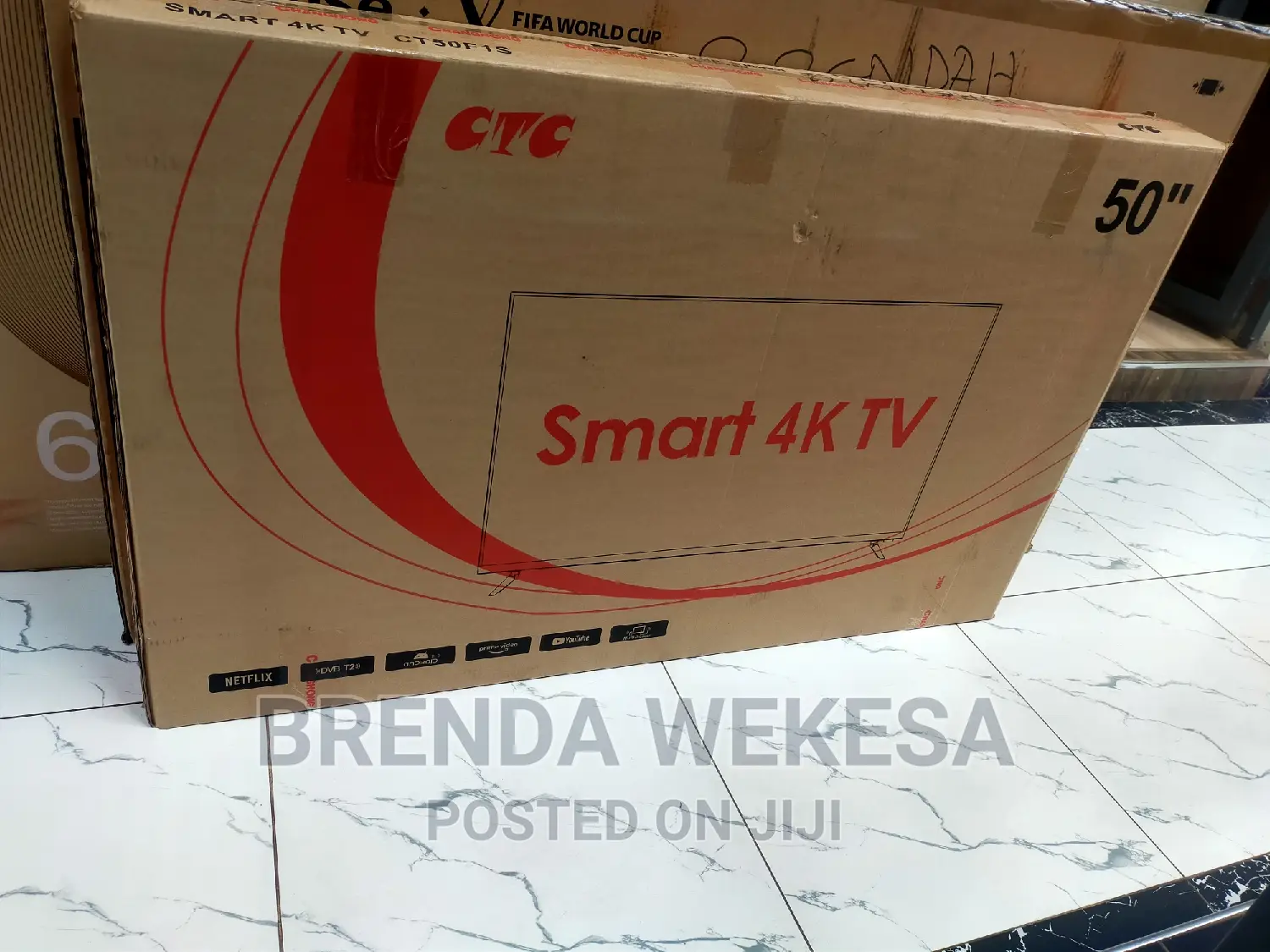 CTC 50 Inch Smart Android Uhd Tv Youtube Netflix Frameles