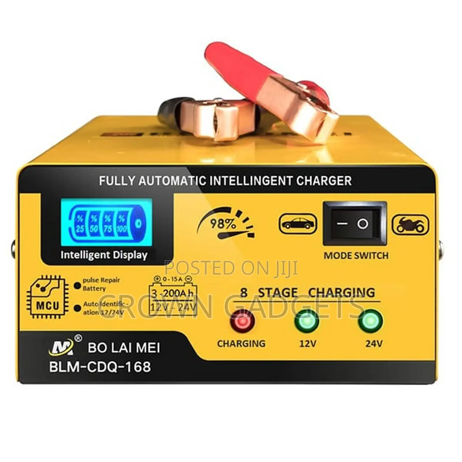 Bolaimei-12v/24v Car Battery Charger