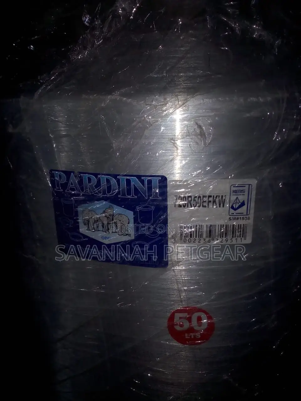 Kaluworks Pardini Aluminium Milk Can - 50 Litres With Steel