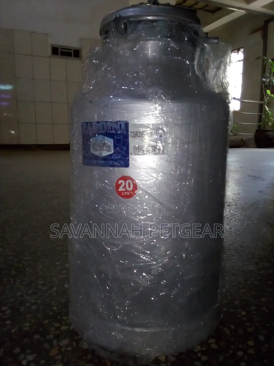 Kaluworks Pardini Aluminium Milk Can - 20 Litres With Steel