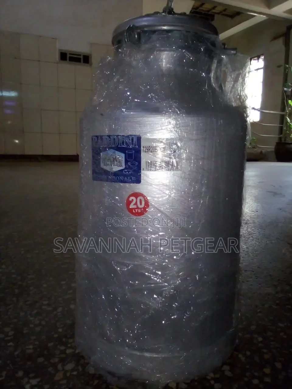 Kaluworks Pardini Aluminium Milk Can - 20 Litres With Steel