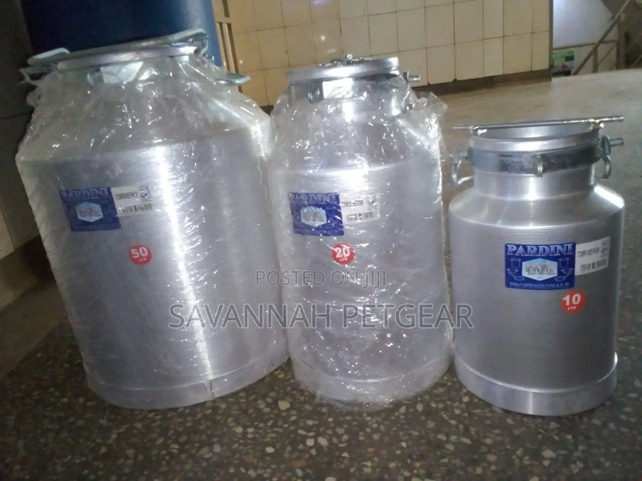 Kaluworks Pardini Aluminium Milk Can - 20 Litres With Steel