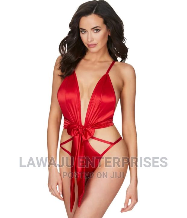 Open Back Bodysuit Crotchless Lingerie - main view