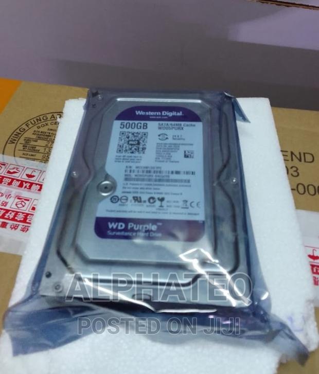 500gb WD Purple Surveillance Hard Disk - main view