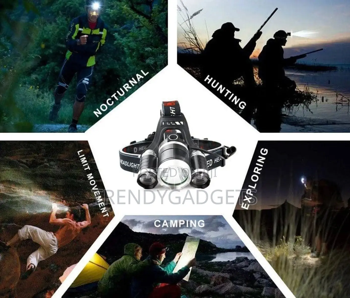 High Lumen Bright Headlamp