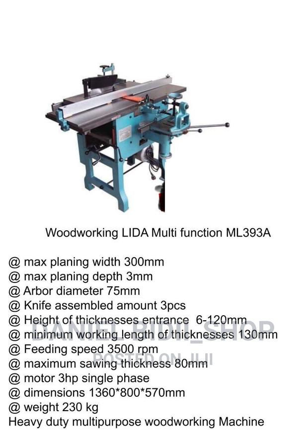 Lida Wood Working Machine - main view