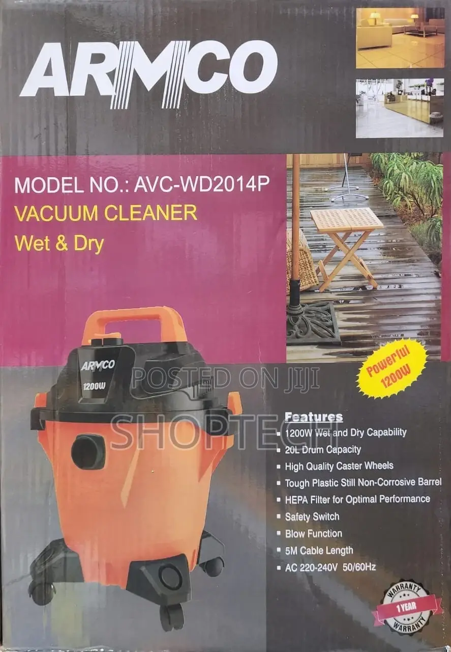 *ARMCO 20litres Wet and Dry Vacuum Cleaner