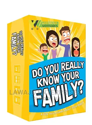 Do You Really Know Your Family? Card Game