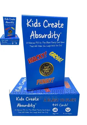 Kids Create Absurdity Super Fun Family Card Game
