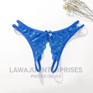 Open Lace Thong Double Strap