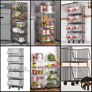 5 Tier Multipurpose Metallic Rack