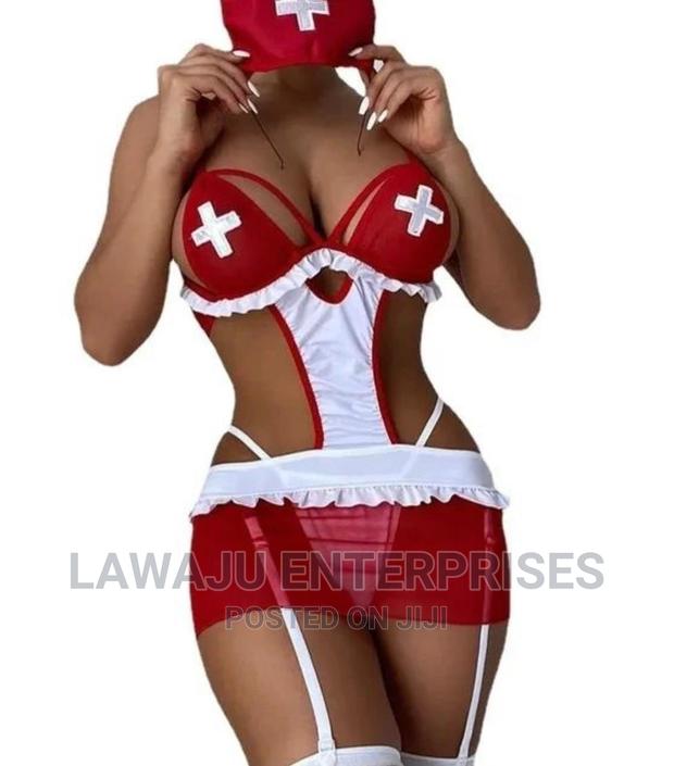Red and White Nurse Set - main view