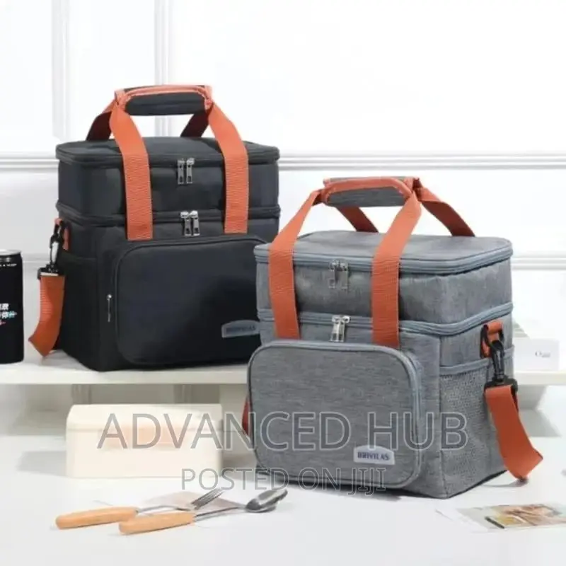 Double Compactment Lunch Bag