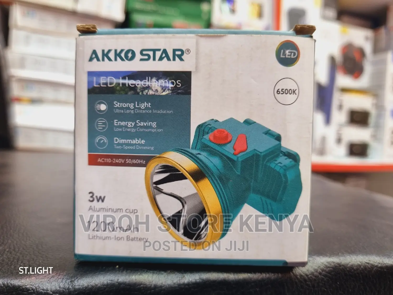 Rechargeable Akko Star Headlamp Headlight