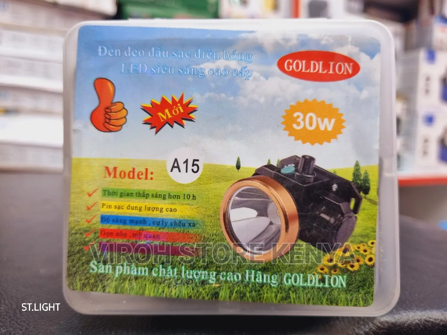 A15 Goldlion 30w Headlight Head Lamp