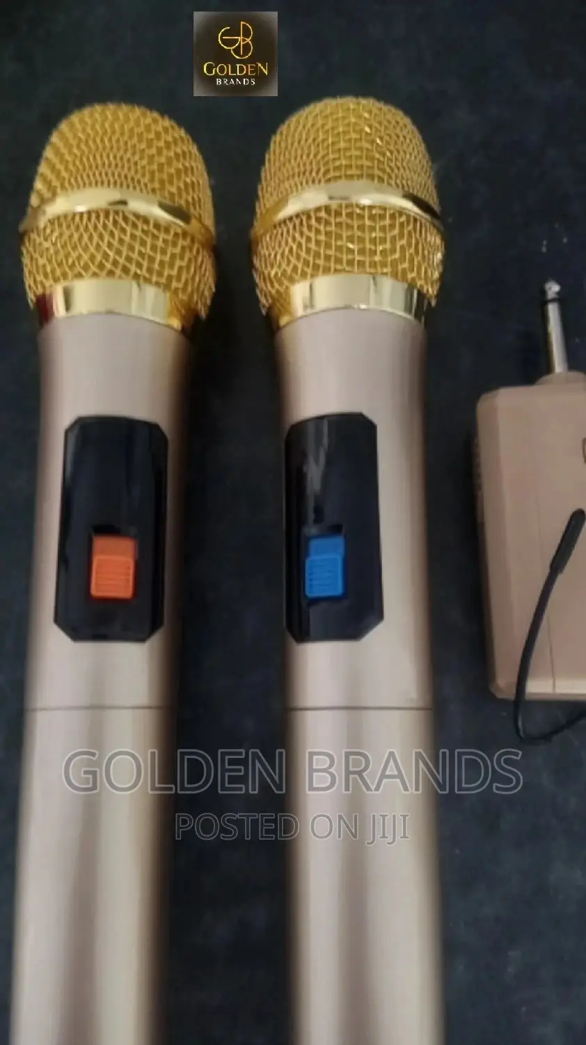 Wireless Microphone UHF Dual Cordless Dynamic 200 Feets