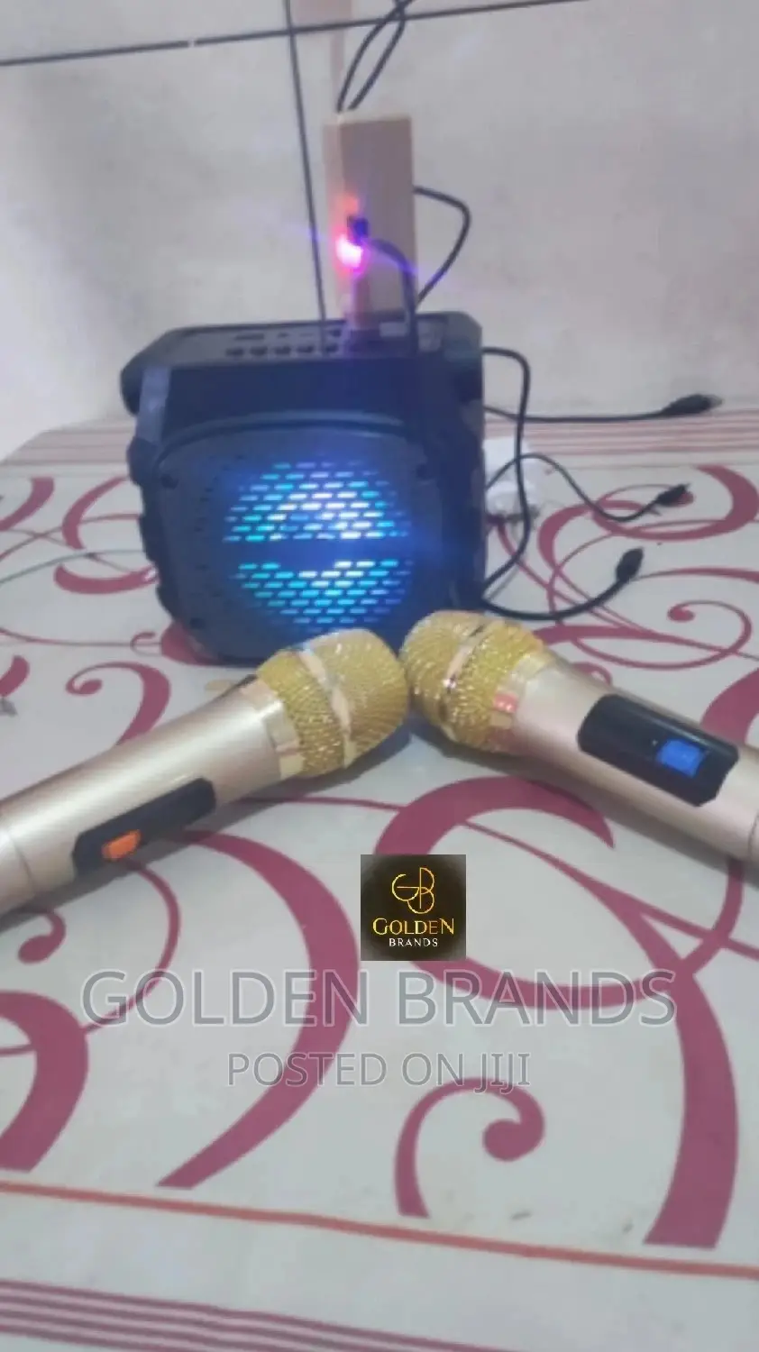 Wireless Microphone UHF Dual Cordless Dynamic 200 Feets