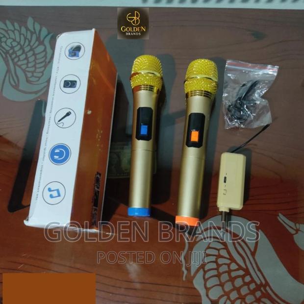 Wireless Microphone UHF Dual Cordless Dynamic 200 Feets - main view