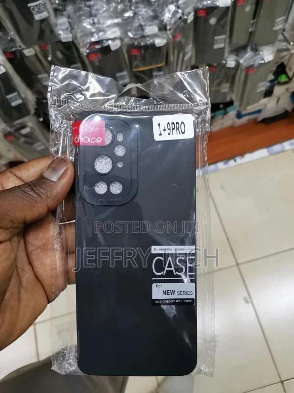 Oneplus 9 Pro Soft Silicone Case - Black - main view