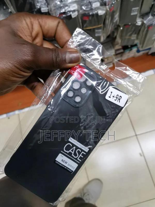 Back Cover for Oneplus 9R ( Silicone|Black - thumbnail 3