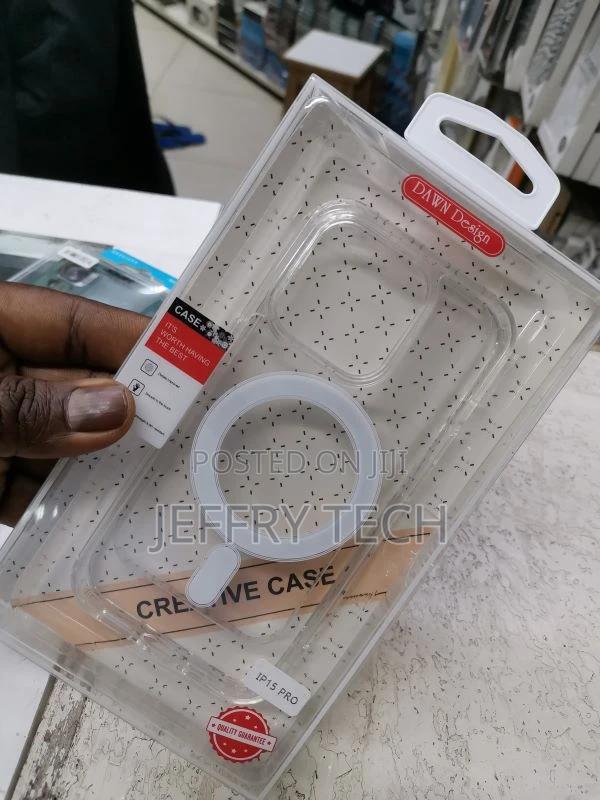 For iPhone 15 Pro Clear Case Mag Cover - thumbnail 2