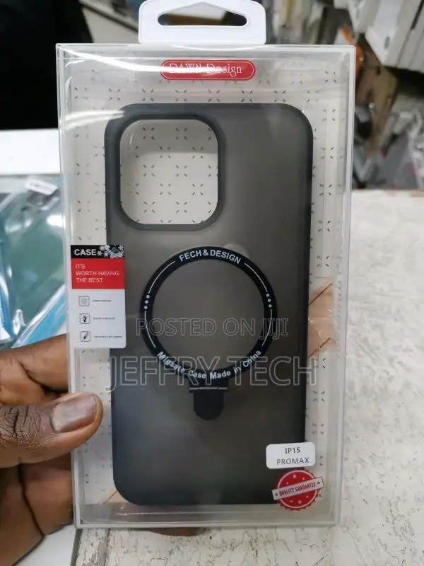 Back Cover Trend Magsafe Black iPhone 15 Pro Max