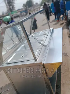 Food Display With a Work Top
