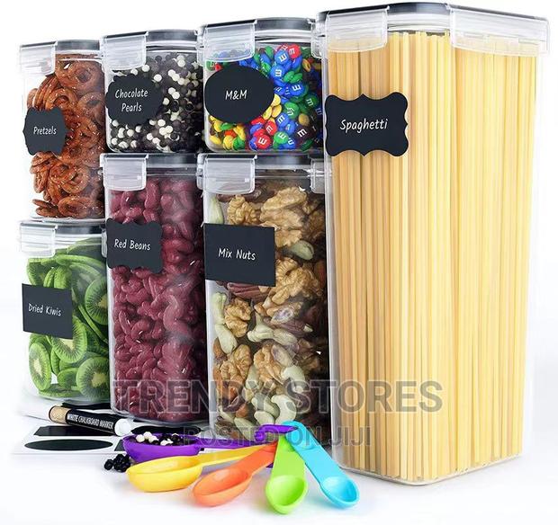 7pcs Food/Pantry Storage Containers - thumbnail 2