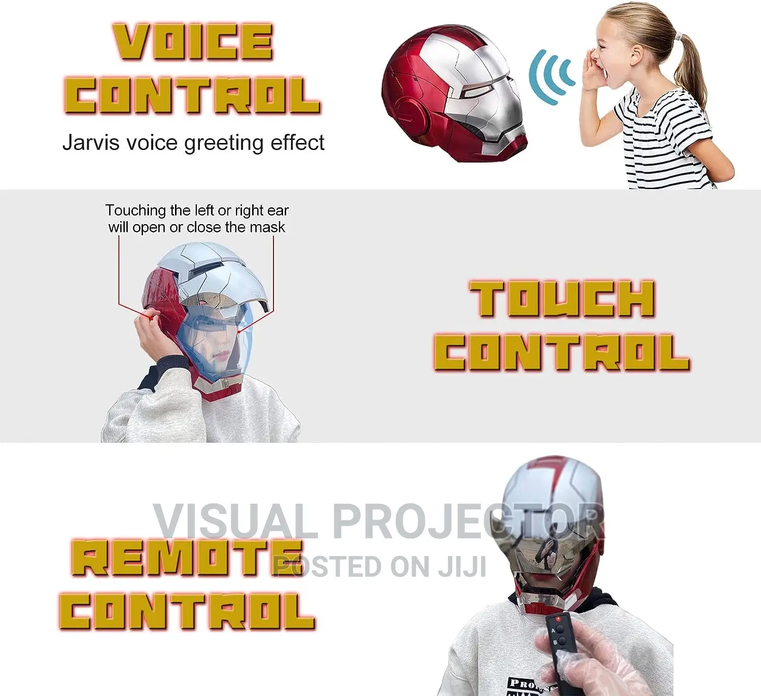 Voice Command Ironman Helmet