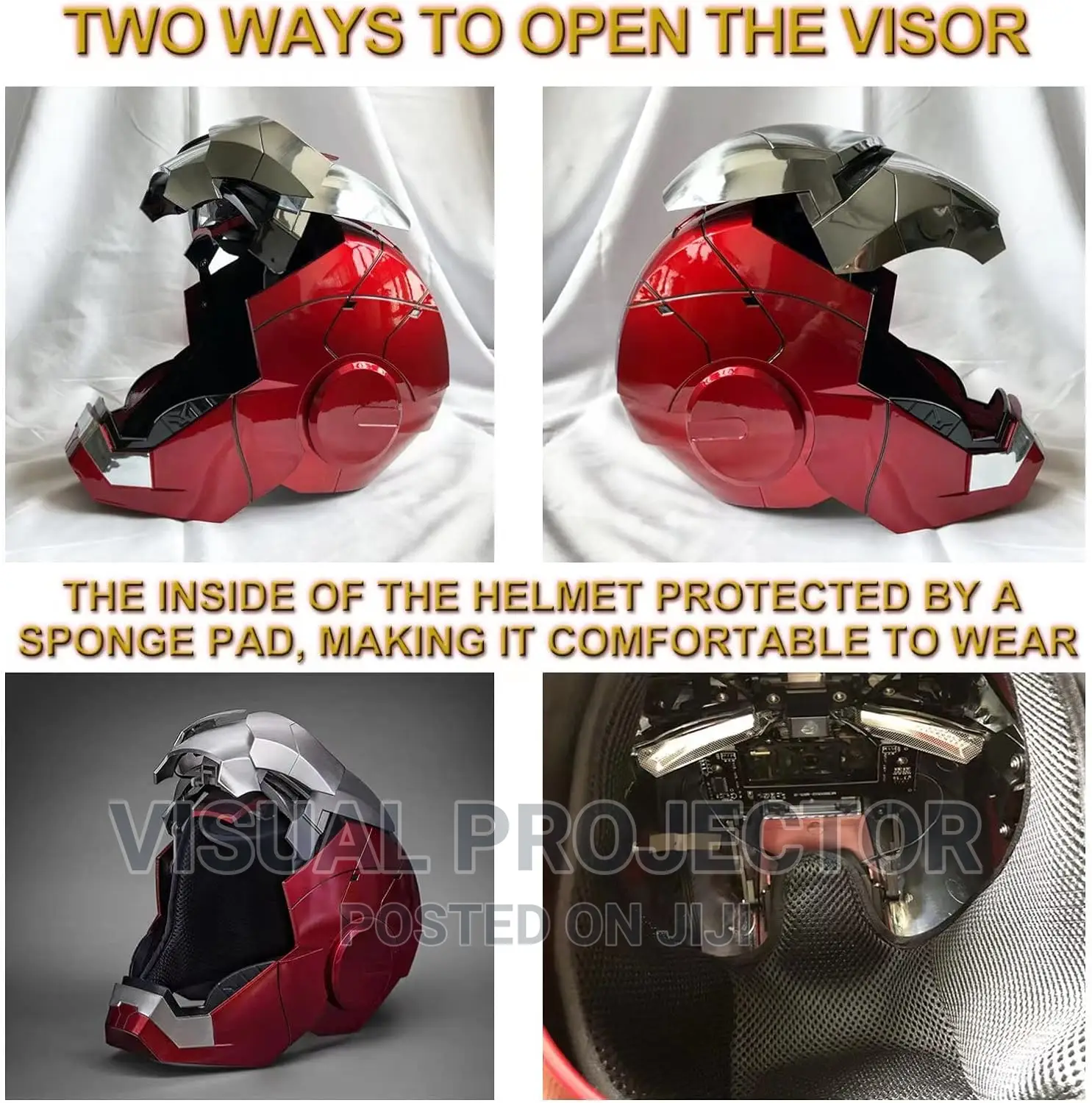 Voice Command Ironman Helmet