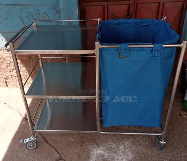 Locally Stainless Steel Made Linen Trolley - main view