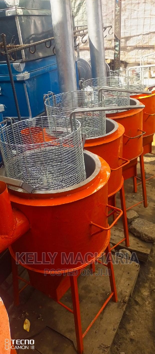 Chips Fryers Jikos Charcoal/Firewood